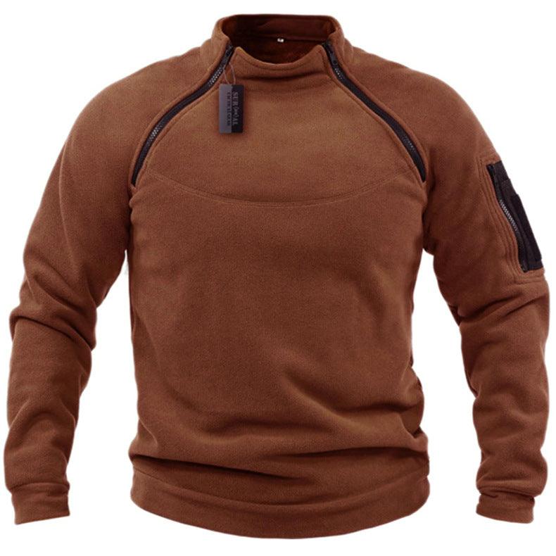 Fashion Solid Color Men's Sweater Coat - Kingerousx