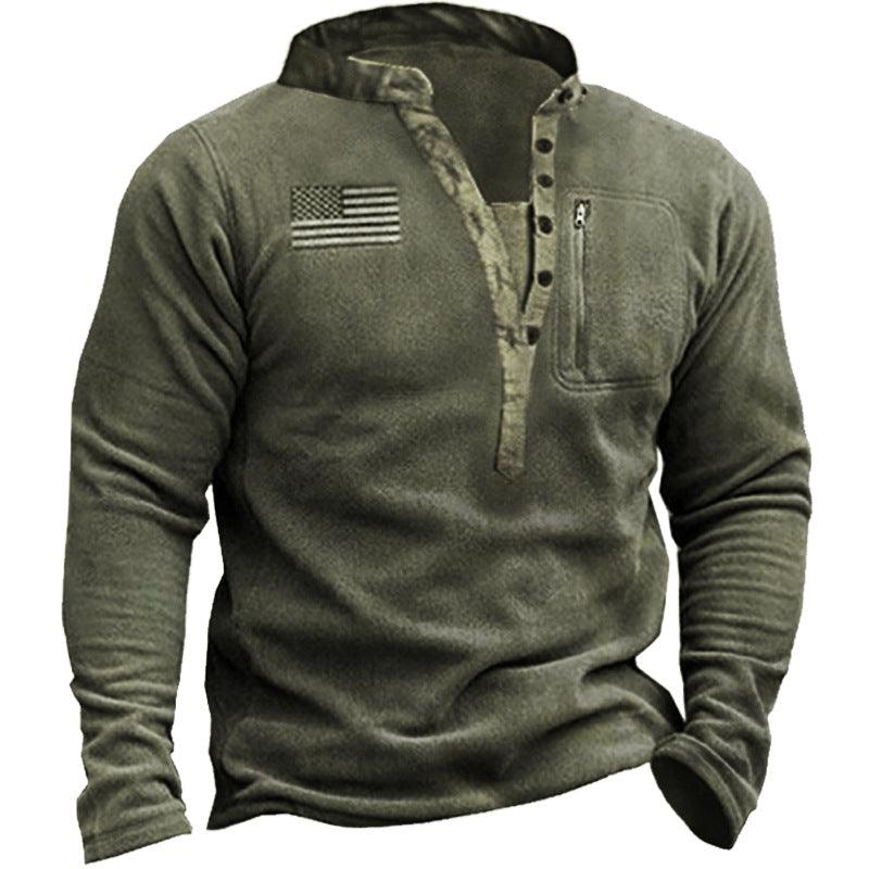 Fashion Style V-Neck Men's Sweater Coat - Kingerousx
