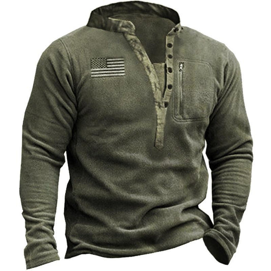 Fashion Style V-Neck Men's Sweater Coat - Kingerousx