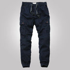 High Quality 100% Cotton Side Pocket Men's Jogger Pants - Kingerousx