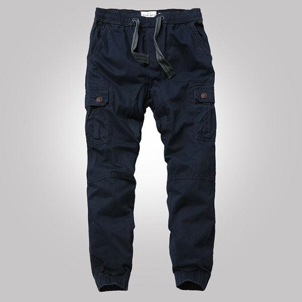 High Quality 100% Cotton Side Pocket Men's Jogger Pants - Kingerousx