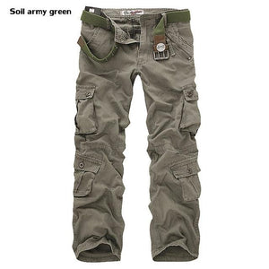 High Quality Men's Cargo Pants Casual Loose Multi Pocket - Kingerousx