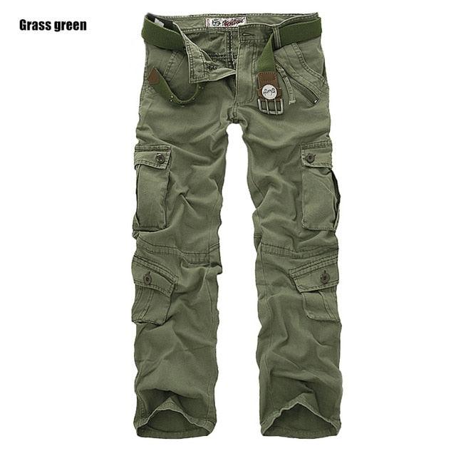 High Quality Men's Cargo Pants Casual Loose Multi Pocket - Kingerousx