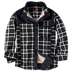 High Quality US Size Thick Men's Shirt Coat With Velvet Inside - Kingerousx