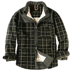 High Quality US Size Thick Men's Shirt Coat With Velvet Inside - Kingerousx