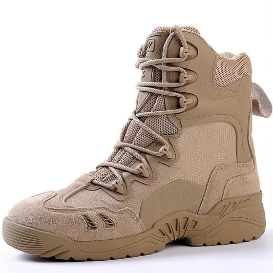 Men's Army Style Combat Hiking Boots - Kingerousx
