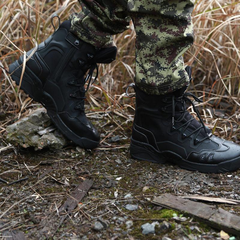 Men's Army Style Combat Hiking Boots - Kingerousx