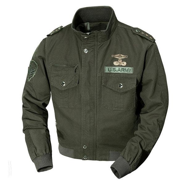 Men's Army Style Daily Wear Jacket - Kingerousx