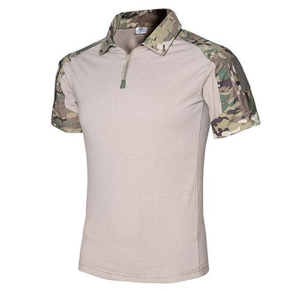 Men Summer Tactical Short Sleeve T-Shirt - Kingerousx