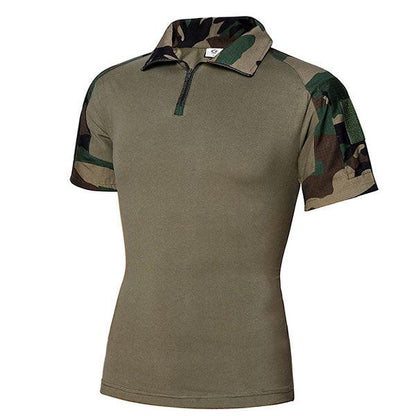 Men Summer Tactical Short Sleeve T-Shirt - Kingerousx