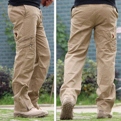 Military Style Casual Multi-Pocket Cargo Pant - Kingerousx