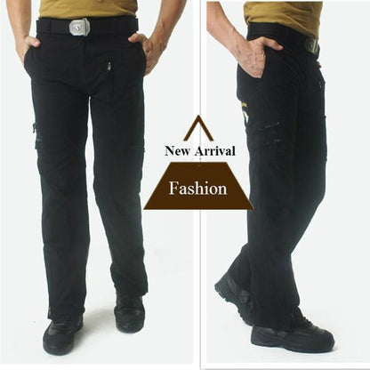 Military Style Casual Multi-Pocket Cargo Pant - Kingerousx