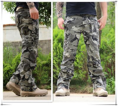 Military Style Casual Multi-Pocket Cargo Pant - Kingerousx
