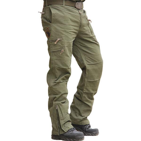 Military Style Casual Wear Multi-Pocket Cargo Pant - Kingerousx