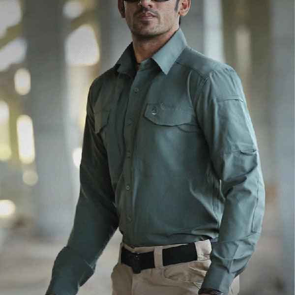 Quick Dry Material Men's Tactical Shirt - Kingerousx