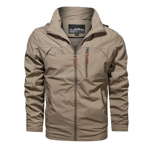 Simple Design Casual Outdoors Men's Jacket Large Size Available - Kingerousx