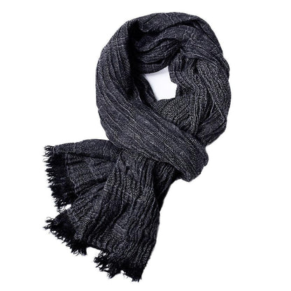Simple Tassel Element Men's Scarf - Kingerousx