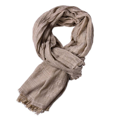 Simple Tassel Element Men's Scarf - Kingerousx