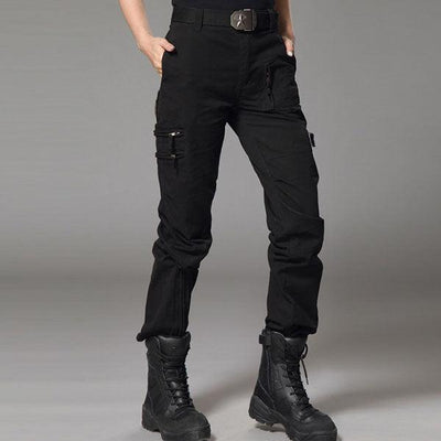 Women Fashion Military Style Pant Large Size Available - Kingerousx